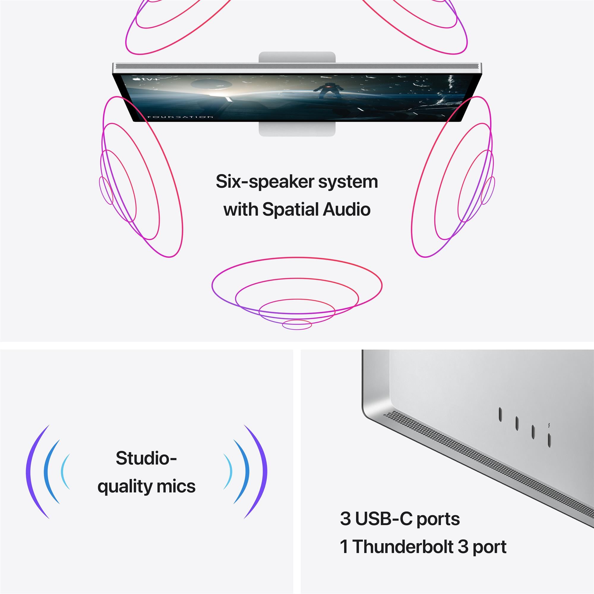 Apple Studio Display 5K,LED monitor 27",Sklo s nanotexturou,stojan s nastavitelným náklonem
