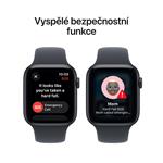 Apple Watch SE 3 GPS + Cellular 40 mm, puzdro v tmavošedej farbe s modrým športovým remienkom – M/L