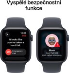 Apple Watch SE 3 GPS + Cellular 40mm Midnight Aluminium Case with Navy Blue Sport Band - M/L