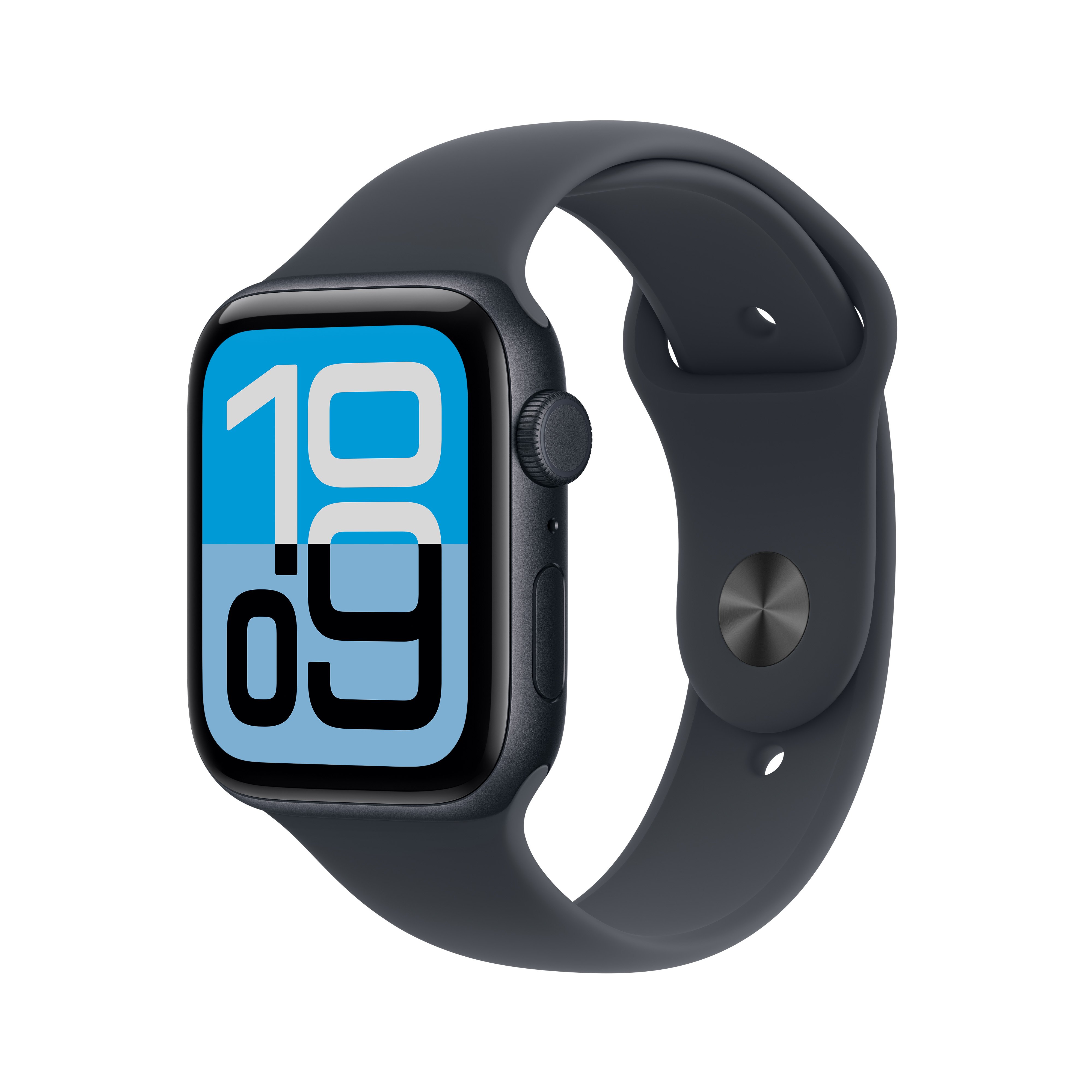 Apple Watch SE 3 GPS + Cellular 40mm Midnight Aluminium Case with Navy Blue Sport Band - M/L