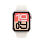 Apple Watch SE 3 GPS + Cellular 44 mm, hliníkové puzdro v odtieni Starlight so športovým remienkom Starlight – S/M
