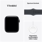 Apple Watch SE 3 GPS + Cellular 44mm Midnight Aluminium Case with Navy Blue Sport Band - M/L