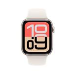 Apple Watch SE 3 GPS + Cellular 44mm Starlight Aluminium Case with Sand Sport Band - S/M
