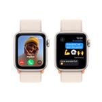 Apple Watch SE 40mm Hvězdně bílý hliník s hvězdně bílým provlékacím sportovním řemínkem