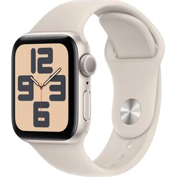 Apple Watch SE 40mm Hvězdně bílý hliník s hvězdně bílým sportovním řemínkem - S/M