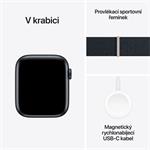 Apple Watch SE 40mm Temně inkoustový hliník s temně inkoustovým provlékacím sportovním řemínkem