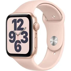 APPLE Watch SE 44mm Gold Aluminium Case with Pink Sand Sport Band - Regular MYDR2HC/A - Hodinky