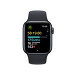 Apple Watch SE Cellular 40mm Temně inkoustový hliník s temně inkoustovým sportovním řemínkem - M/L