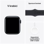 Apple Watch SE Cellular 40mm Temně inkoustový hliník s temně inkoustovým sportovním řemínkem - S/M