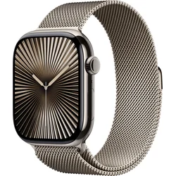 Apple Watch Series 10 GPS + Cellular 42mm Natural Milanese Loop