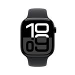 Apple Watch Series 10 GPS + Cellular 46 mm Jet Black hliníkové puzdro s čiernym športovým remienkom - M/L (MWY43QC/A)