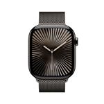Apple Watch Series 10 GPS + Cellular 46mm Slate Titanium Case with Slate Milanese Loop - M/L (MWYW3QC/A)
