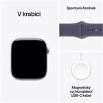 Apple Watch Series 11 GPS 46mm Aluminium Case Purple Fog Sport Band - S/M