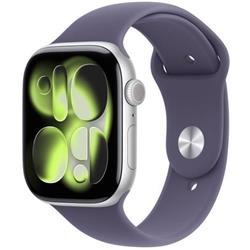 Apple Watch Series 11 GPS 46mm Silver Aluminium Case with Purple Fog Sport Band - M/L (Demo)