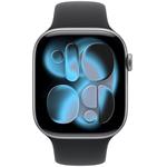 Apple Watch Series 11 GPS 46mm Space Grey, Black Sport Band - M/L