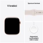 Apple Watch Series 11 GPS + Cellular 46 mm ružovo zlaté, športový remienok - M/L