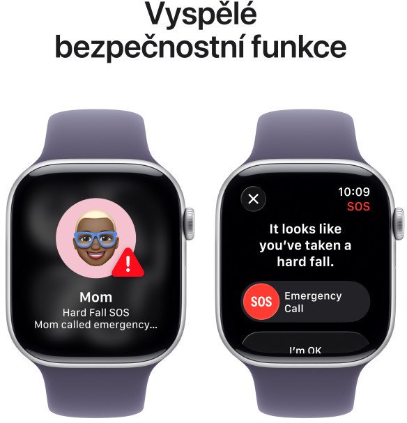 Apple Watch Series 11 GPS + Cellular 46mm Aluminium Case Purple Band - M/L