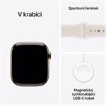 Apple Watch Series 11 GPS + Cellular 46mm Gold Titanium + Sport Band - M/L