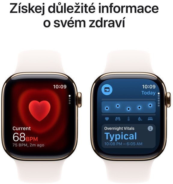 Apple Watch Series 11 GPS + Cellular 46mm zlatý titánový + športový remienok - M/L