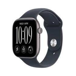Apple Watch Series 12 GPS 42 mm, hliníkové puzdro v odtieni Space Grey s modrým športovým remienkom – S/M