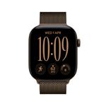 Apple Watch Series 12 GPS 42mm Dark Bronze Aluminium Case with Dark Bronze Milanese Loop
