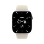 Apple Watch Series 12 GPS + Cellular 42 mm, perleťovo biele keramické puzdro s pieskovým športovým remienkom – S/M