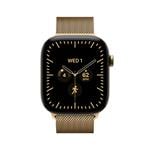 Apple Watch Series 12 GPS + Cellular 42 mm, puzdro z titánu v odtieni Radiant Gold s milánskym remienkom v odtieni Radiant Gold