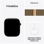 Apple Watch Series 12 GPS + Cellular 42 mm, puzdro z titánu v odtieni Radiant Gold s milánskym remienkom v odtieni Radiant Gold