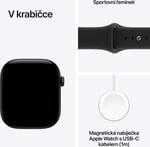 Apple Watch Series 12 GPS + Cellular 42mm Black Aluminium Case with Black Sport Band - M/L