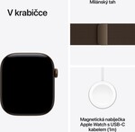 Apple Watch Series 12 GPS + Cellular 42mm Dark Bronze Aluminium Case with Dark Bronze Milanese Loop