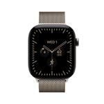 Apple Watch Series 12 GPS + Cellular 42mm Natural Titanium Case with Natural Milanese Loop