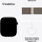 Apple Watch Series 12 GPS + Cellular 42mm Natural Titanium Case with Natural Milanese Loop