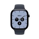 Apple Watch Series 12 GPS + Cellular 42mm Night Blue Ceramic Case with Navy Blue Sport Band - S/M