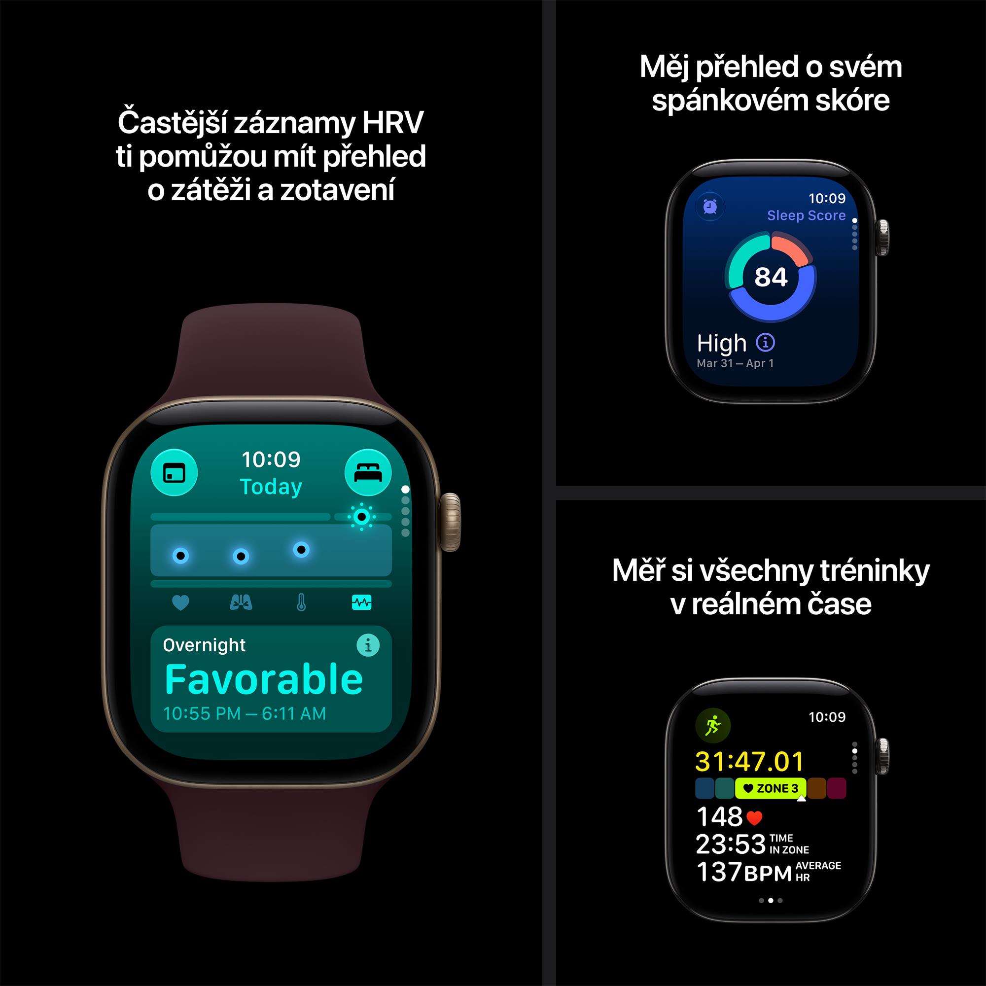 Apple Watch Series 12 GPS + Cellular 46mm Natural Titanium Case with Natural Milanese Loop - S/M