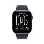 Apple Watch Series 12 GPS + Cellular 46mm Space Grey Aluminium Case with Navy Blue Sport Band - M/L