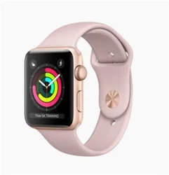 APPLE Watch Series 3 GPS, 42mm Gold Aluminium Case with Pink Sand Sport Band