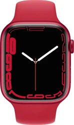 APPLE Watch Series 7 Cellular, 45mm (P)RED/(P)RED SportBand (mkju3hc/a)