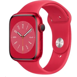 Apple Watch Series 8 GPS 45mm (PRODUCT)RED Aluminium Case with (PRODUCT)RED Sport Band - Regular (mnp43cs/a)