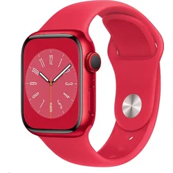 Apple Watch Series 8 GPS Cellular 41mm (PRODUCT)RED Hliníkové puzdro s (PRODUCT)RED Športovým remienkom - Bežné (mnj23cs/a)