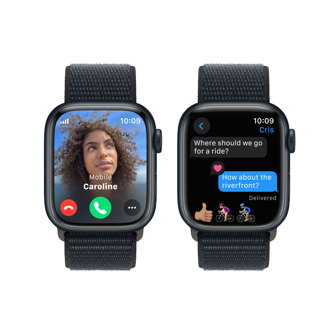 Apple Watch Series 9 41 mm Cellular Dark Ink Aluminium s tmavým atramentovým športovým remienkom
