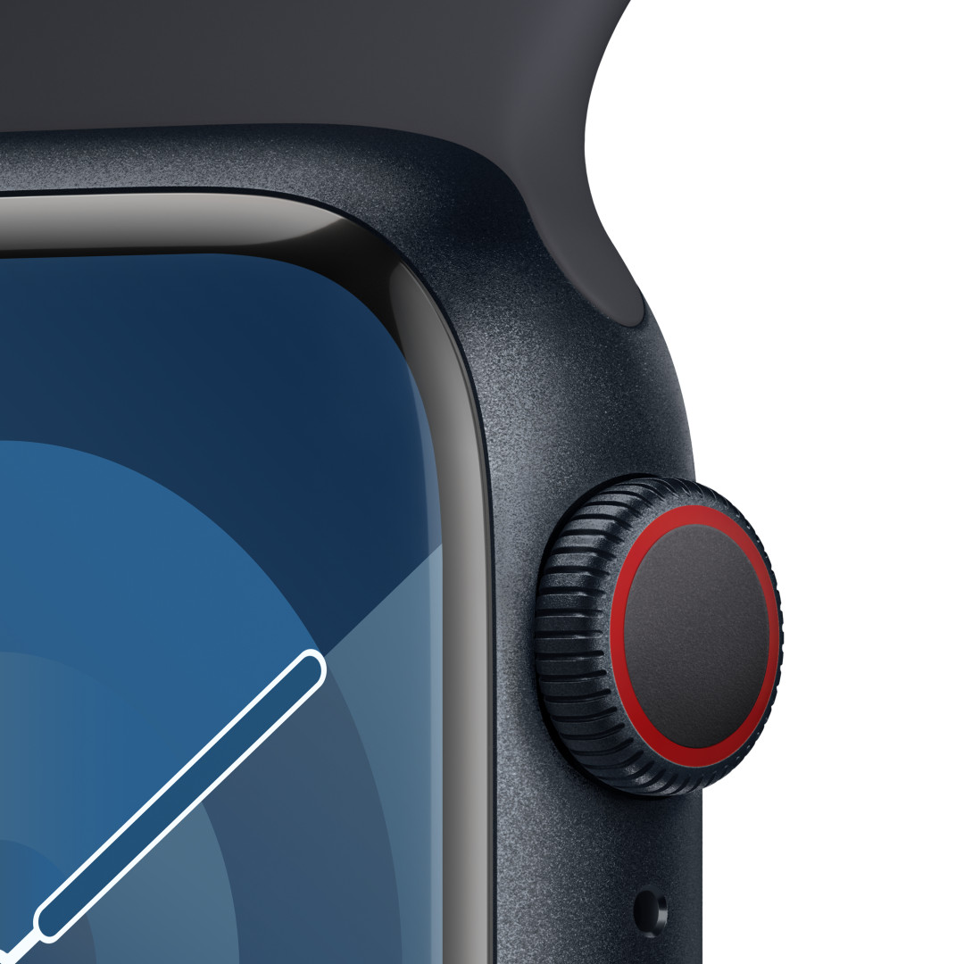 Apple Watch Series 9 41 mm Cellular Dark Ink Aluminium s tmavým atramentovým športovým remienkom