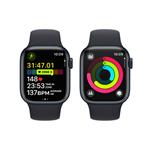 Apple Watch Series 9 41 mm Dark Ink Aluminium so športovým remienkom Dark Ink - S/M