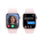 Apple Watch Series 9 41 mm ružový hliník so svetloružovým športovým remienkom - M/L