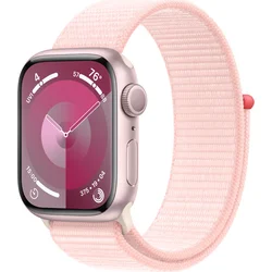 Apple Watch Series 9 41 mm ružový hliník so svetloružovým športovým remienkom