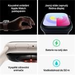Apple Watch Series 9 41mm Hvězdně bílý hliník s hvězdně bílým provlékacím sportovním řemínkem