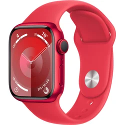 Apple Watch Series 9 41mm PRODUCT(RED) Červený hliník s PRODUCT(RED) sportovním řemínkem - S/M