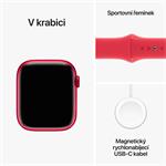 Apple Watch Series 9 45mm Cellular PRODUCT(RED) Červený hliník s PRODUCT(RED) sportovním řemínkem - M/L