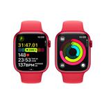 Apple Watch Series 9 45mm PRODUCT(RED) Červený hliník s PRODUCT(RED) sportovním řemínkem - S/M
