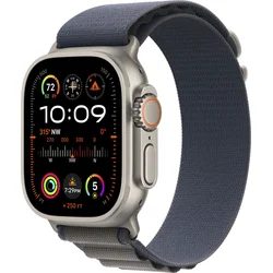 Apple Watch Ultra 2 49mm titanové pouzdro s modrým alpským tahem - Large