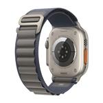 Apple Watch Ultra 2 49mm titanové pouzdro s modrým alpským tahem - Small